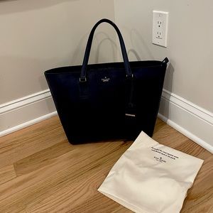 KATE SPADE ♠️ -NAVY BLUE TOTE- new without tags